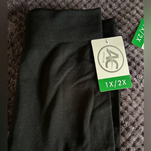 Active Club Womens Fleece Waisted Leggings for Women-Plus Size - Picture 3 of 6